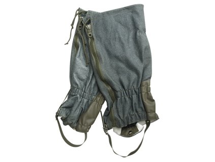 Spinky/návleky švýcarské s řemínky se zipem ŠEDÉ použité