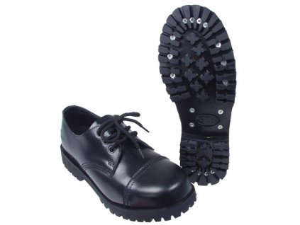 Polobotky 3dírkové Pure Trash ČERNÉ