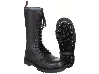 Boty 14-dírkové Pure Trash ČERNÉ (velikost 8)