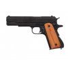 Colt 45 Goverment 1911 - rytá dřevěná střenka