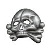 totenkopf skull baddge for cap