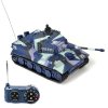 S-Idee RC tank Mini German Tiger 1:72 RTR modrý