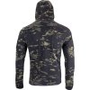 Mikina klokanka s kapucí FLEECE VCAM BLACK (velikost XL)