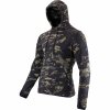 Mikina klokanka s kapucí FLEECE VCAM BLACK