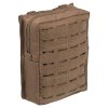 Pouzdro velké vertikální LASER CUT MOLLE DARK COYOTE