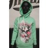 Mafia & Crime Dámská mikina M&C La Familia mint (Velikost XS)