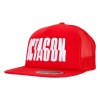 Snapback Octagon Mesh red (Velikost Unisex)