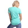 Dámské triko Yakuza Painted Gun Dye V-Neck GSB 18134 turquoise (Velikost XS)