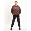 Dámská mikina Babystaff College Oversize brown (Velikost S)