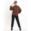 Dámská mikina Babystaff College Oversize brown (Velikost S)