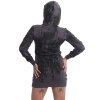 Dámské mikino šaty Yakuza Grunge Allover 20115 Anthracite (Velikost XS)