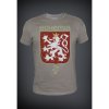 Česká krev Pánské triko - BOHEMIA znak písková (Velikost XL)