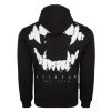 Pánská mikina OCTAGON Zuby černá s kapucí (Velikost XXL)