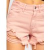 Stylové dámské džínové kraťasy Bolf růžová (Velikost XS)