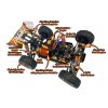 DF models RC auto RC buggy BL06- Brusshless 1:14  + Doprava zdarma na další nákup