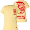 Pánské triko Yakuza Neither TSB 17037 pale banana (Velikost 4XL)