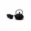 Konvička Arare Black na čaj 600 ml + 2 šálky  + Sleva 100,- Kč při použití kódu "DELI100"