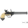 denix Flintlock pistol with 3 barrels Italy 1680