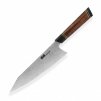 Nůž Kiritsuke / Chef 8,5" Dellinger Octagonal Desert Iron Wood FULL  + Sleva 250,- Kč při použití kódu "DELI250"