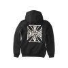 WEST COAST CHOPPERS MIKINA S KAPUCÍ BEZ ZIPU WCC MOTORCYCLE CO. HOODY (Velikost XL)