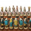 Šachové figurky Křižáci proti Arabům