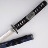 Katana tmavě modrá saya, cuba a kašira starostříbro