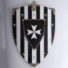 Dřevěný dekorační štít Maltézských rytířů