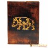 Ručně vázaný kožený deník Keltský kanec - Outlet