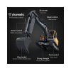 DoubleE RC bagr VOLVO EC160E 1:16 17 kanálů LED zvuky RTR sada app na programování