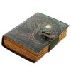 Ručně vyráběný kožený zápisník Magie stromu života za úplňku