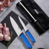 24542 4 reznicky nuz chef 190 mm modry pirge duo butcher 3sada profi nozu pirge duo s brasnou modra 1