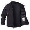 Bunda CONCEALED CARRY softshell ČERNÁ (velikost 3XL)