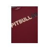 PitBull West Coast - pánské triko DOG 89 burgundy (Velikost S)