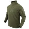 Mikina CONDOR 1/4 ZIP FLEECE ZELENÁ (velikost XXL)