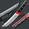 Moderní bojový nůž Tanto Dellinger Memento Mori, Kydex Red  + Doprava zdarma na další nákup