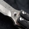 17997 5 damaskovy nuz motylek balisong dellinger carbon butterfly vg 10 damascus f