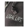 Dámská mikina se zipem a kapucí LEGAL LIFE Basic black