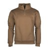 Mikina TACTICAL roláková 3/4 zip DARK COYOTE (velikost 3XL)