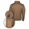 Mikina TACTICAL roláková 3/4 zip DARK COYOTE (velikost 3XL)