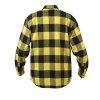 Košile dřevorubecká FLANNEL kostkovaná ŽLUTÁ (velikost 4XL)