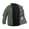 Bunda CONCEALED CARRY softshell ZELENÁ (velikost L)