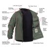 Bunda CONCEALED CARRY softshell ZELENÁ (velikost L)