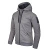 Mikina URBAN TACTICAL HOODIE ŠEDÁ MELANŽ (velikost XL)