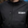 Bunda SECURITY softshell ČERNÁ (velikost 3XL)