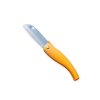 Japonský zavírací okrajovací nůž Suncraft z nerezové oceli 60 mm (Barva Žlutý)