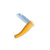 Japonský zavírací okrajovací nůž Suncraft z nerezové oceli 60 mm (Barva Žlutý)