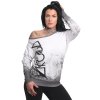 Dámské triko Yakuza Mesh Rose Urban Longsleeve 24136 white (Velikost S)