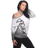 Dámské triko Yakuza Mesh Rose Urban Longsleeve 24136 white (Velikost S)