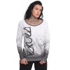 Dámské triko Yakuza Mesh Rose Urban Longsleeve 24136 white (Velikost S)