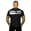 Pánské triko LEGAL LIFE Baseball Legend black (Velikost M)